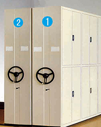 HY-A004三组六列密集柜